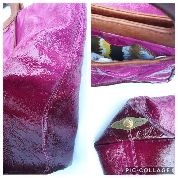 Elliott Lucca | Ombré Patent Leather Handbag - Picture 5 of 7